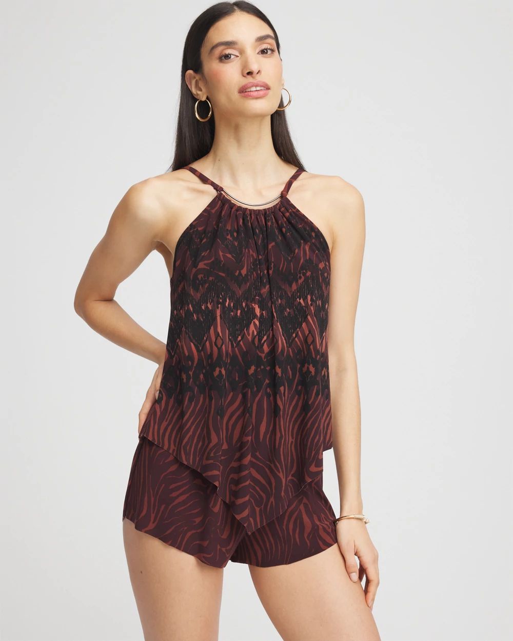 Magicsuit® Goldie Zabra Romper | Chico's